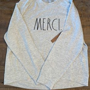 Rae Dunn Merci sweatshirt